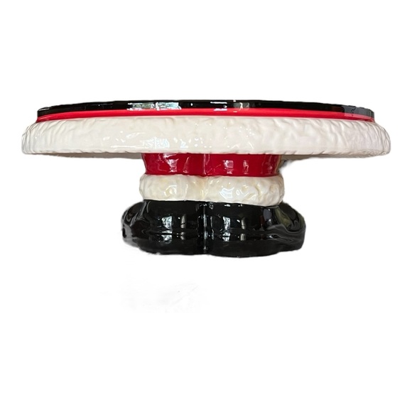 Earthenware Santa Dessert Stand - Picture 3 of 6